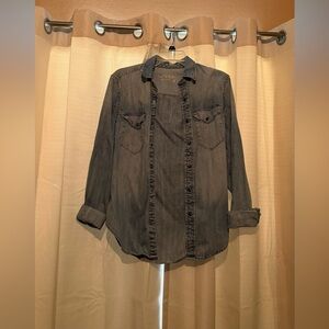 Denim Button Down Shirt